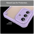 Pikkukuva 6 / 10: SKALO Samsung A26 5G Armor Hybrid Frosted Suojakuori - Violetti