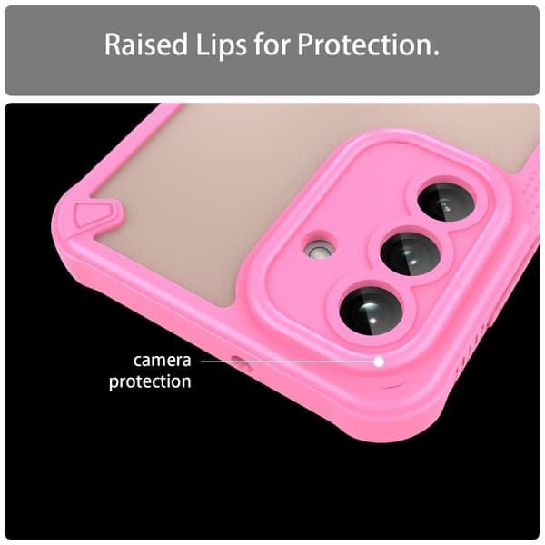 SKALO Samsung A26 5G Armor Hybrid Frosted Cover - Pink