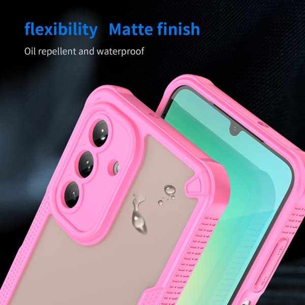 SKALO Samsung A26 5G Armor Hybrid Frosted Cover - Pink