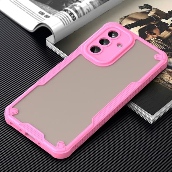 SKALO Samsung A26 5G Armor Hybrid Frosted Cover - Pink