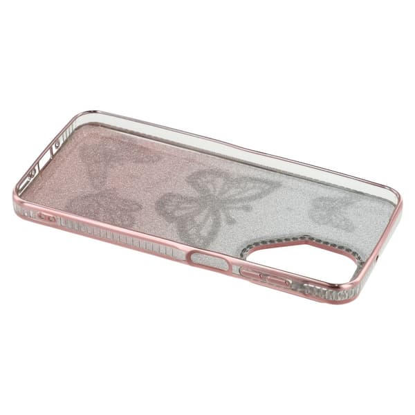 SKALO Samsung A26 5G Butterfly Rhinestones Cover - Pink
