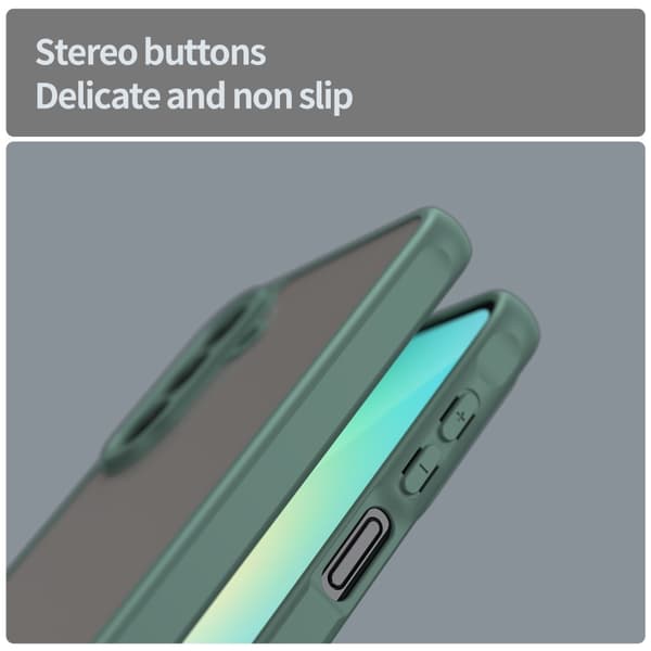 SKALO Samsung A26 5G Color Bumper Frosted Cover - Grøn