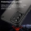 Miniatyrbild 3 av 10: SKALO Samsung A26 5G Armor Hybrid Frosted Skal - Svart