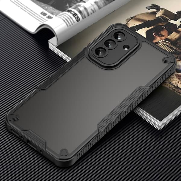 SKALO Samsung A26 5G Armor Hybrid Frosted Skal - Svart