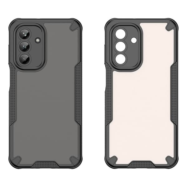 SKALO Samsung A26 5G Armor Hybrid Frosted Skal - Svart