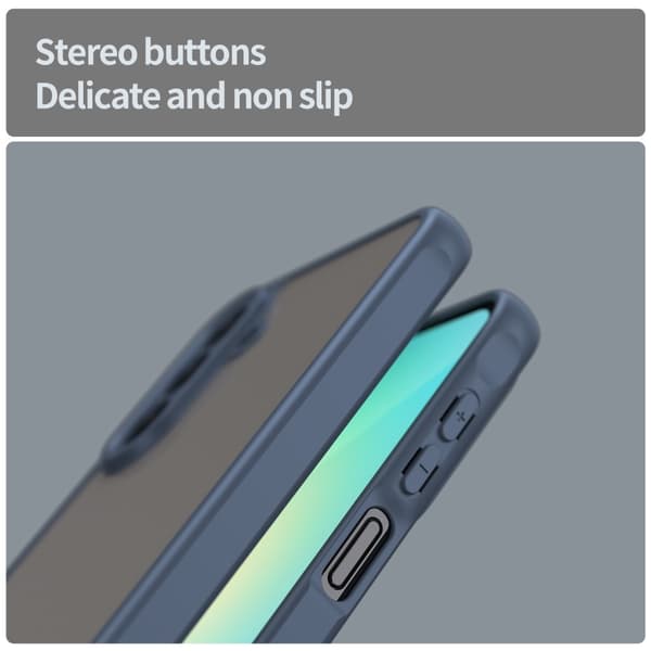 SKALO Samsung A26 5G Color Bumper Frosted Cover - Blå