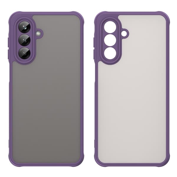 SKALO Samsung A26 5G Color Bumper Frosted Suojakuori - Violetti