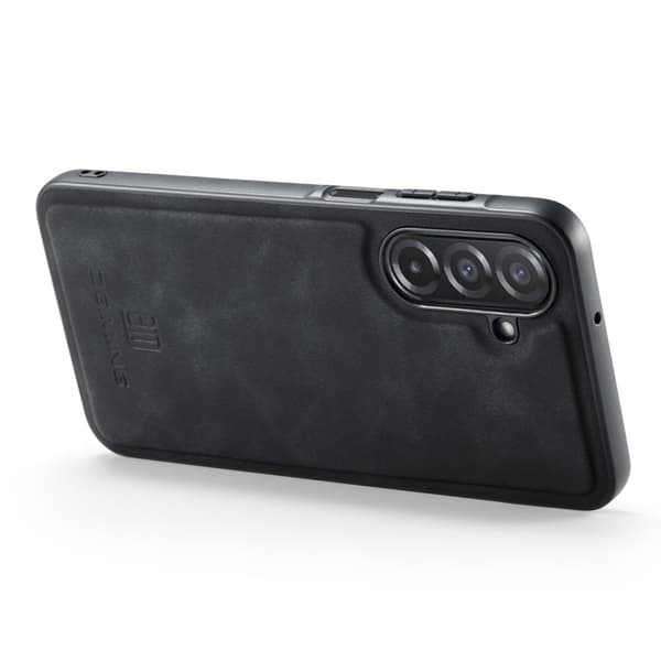 DG MING Samsung A26 5G Premium PU-Läder Hybrid Skal - Svart
