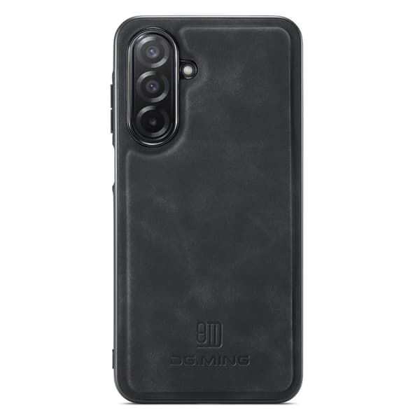 DG MING Samsung A26 5G Premium PU-Läder Hybrid Skal - Svart