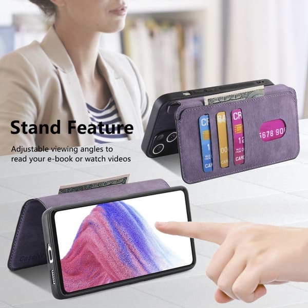 SKALO Samsung A26 5G CASENEO MW-03 Flip Cover - Lilla