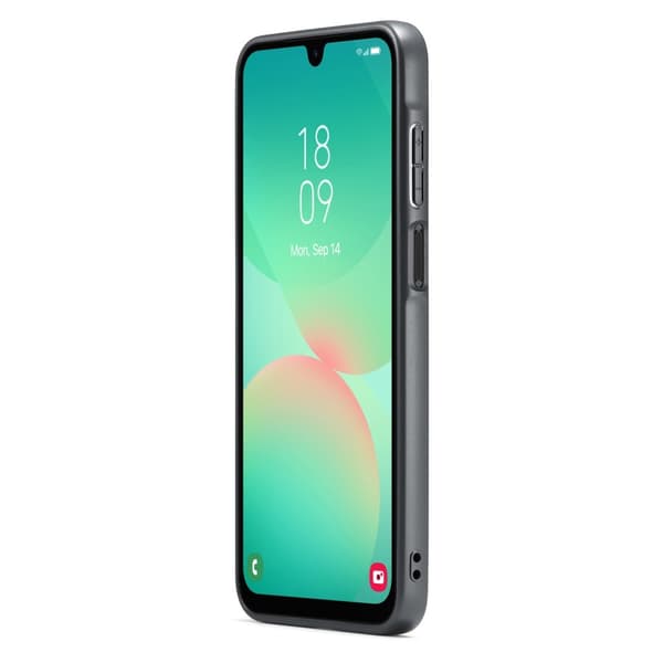 DG MING Samsung A26 5G Premium PU-Läder Hybrid Skal - Mörkbrun