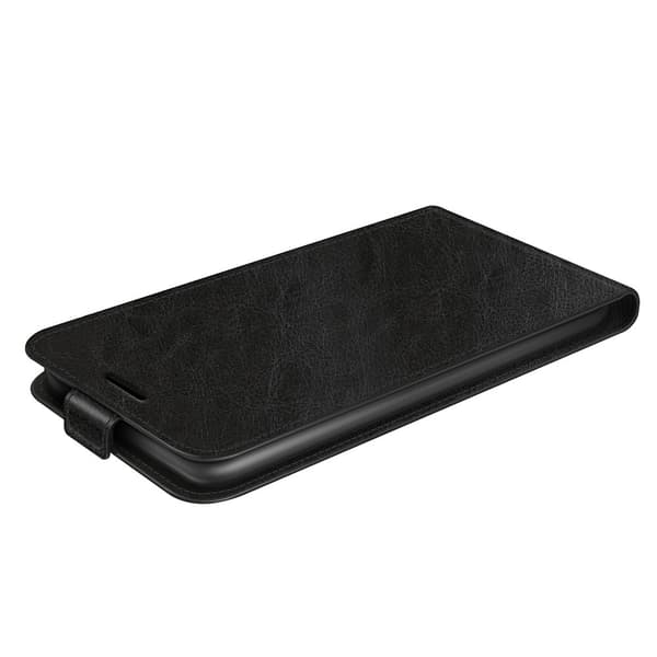 SKALO Samsung A26 5G Vertical Flip PU-Læder Flip Cover - Sort