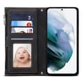 Miniatyrbild 2 av 11: SKALO Samsung A26 5G ESEBLE Big Wallet Plånboksfodral - Svart