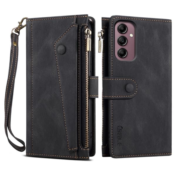 SKALO Samsung A26 5G ESEBLE Big Wallet Plånboksfodral - Svart