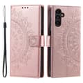 Pikkukuva 1 / 6: SKALO Samsung A26 5G Mandala Lompakkokotelo - Ruusukulta