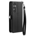 Pikkukuva 11 / 11: SKALO Samsung A26 5G PU-Nahkakuori Lompakkokotelo - Musta