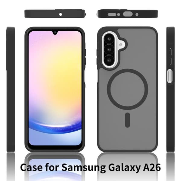SKALO Samsung A26 5G Skin-touch Hybrid Cover - Lilla