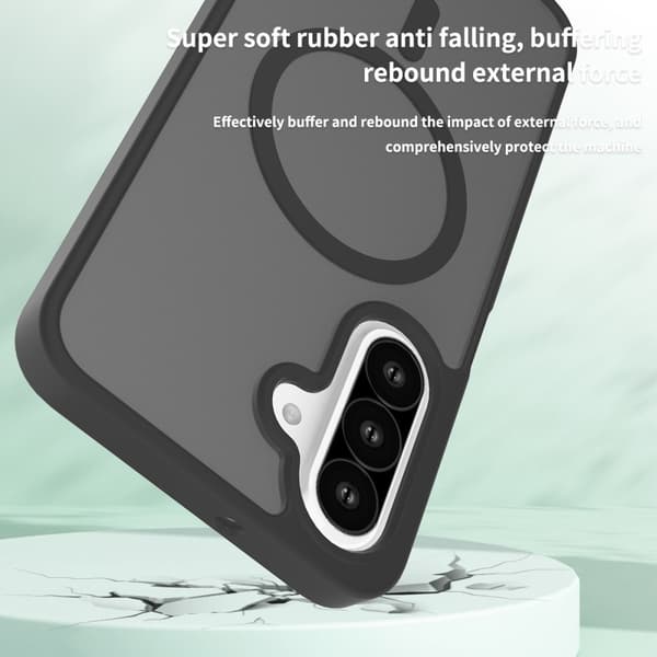 SKALO Samsung A26 5G Skin-touch Hybrid Suojakuori - Pinkki
