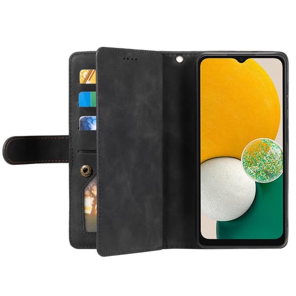 SKALO Samsung A26 5G Big Wallet 9-LOMMER Flip Cover - Sort