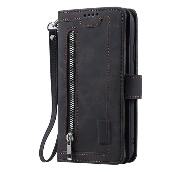 SKALO Samsung A26 5G Big Wallet 9-LOMMER Flip Cover - Sort