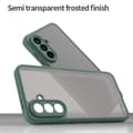 Pikkukuva 5 / 9: SKALO Samsung A36 5G Color Bumper Frosted Suojakuori - Vihreä