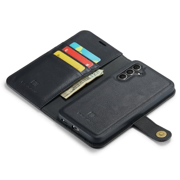 DG MING Samsung A36 5G 2-i-1 Magnet Flip Cover - Sort