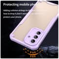 Miniatyrbillede 3 af 10: SKALO Samsung A36 5G Armor Hybrid Frosted Cover - Lilla
