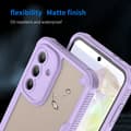 Miniatyrbillede 7 af 10: SKALO Samsung A36 5G Armor Hybrid Frosted Cover - Lilla