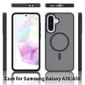 Miniatyrbillede 6 af 6: SKALO Samsung A36 5G Skin-touch Hybrid Cover - Pink