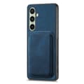 Pikkukuva 2 / 5: SKALO Samsung A36 5G PU-nahkainen magneettinen korttikotelo Suojakuori - Sininen