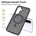 Miniatyrbillede 2 af 6: SKALO Samsung A36 5G Skin-touch Hybrid Cover - Sort