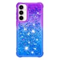Miniatyrbillede 2 af 7: SKALO Samsung A36 5G Kviksand Glitter Cover - Lilla-Blå