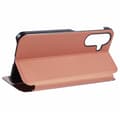 Miniatyrbillede 3 af 6: SKALO Samsung A36 5G Clear View Flip Cover - Rosa guld