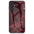 Miniatyrbillede 1 af 7: SKALO Samsung A36 5G Marmor Hærdet Glas TPU Cover - #4