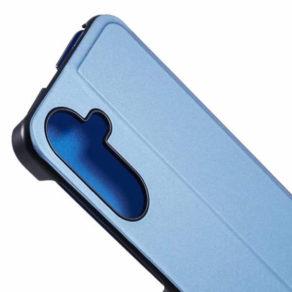 SKALO Samsung A36 5G Clear View Flip Cover - Blå