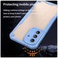 Miniatyrbillede 3 af 10: SKALO Samsung A36 5G Armor Hybrid Frosted Cover - Blå