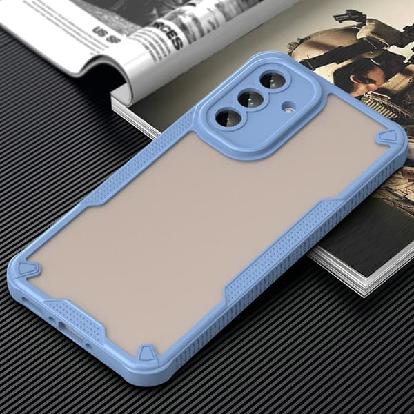SKALO Samsung A36 5G Armor Hybrid Frosted Cover - Blå