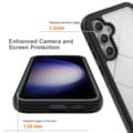Miniatyrbillede 5 af 5: SKALO Samsung A36 5G Shockproof Clear Hybrid+Skærmbeskyttelse Cover - Lilla