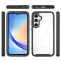 Miniatyrbillede 2 af 5: SKALO Samsung A36 5G Shockproof Clear Hybrid+Skærmbeskyttelse Cover - Lilla
