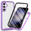 Miniatyrbillede 1 af 5: SKALO Samsung A36 5G Shockproof Clear Hybrid+Skærmbeskyttelse Cover - Lilla