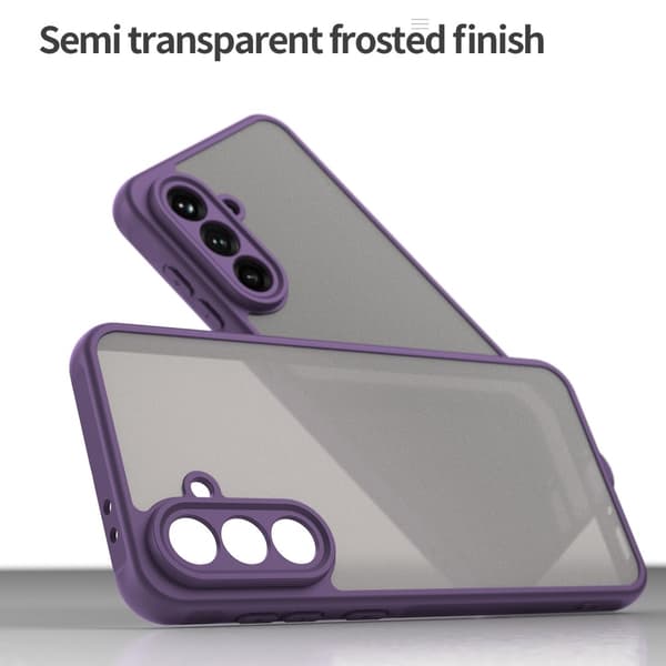 SKALO Samsung A36 5G Color Bumper Frosted Cover - Lilla