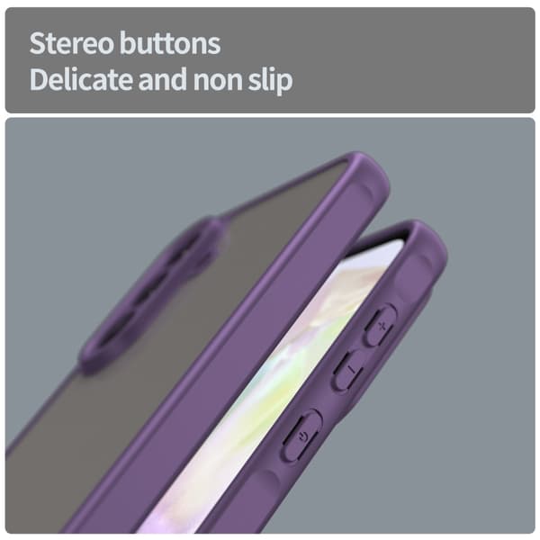 SKALO Samsung A36 5G Color Bumper Frosted Cover - Lilla
