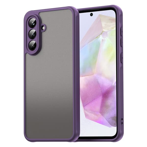 SKALO Samsung A36 5G Color Bumper Frosted Cover - Lilla