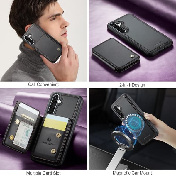 SKALO Samsung A36 5G JEEHOOD J05 Cover - Sort