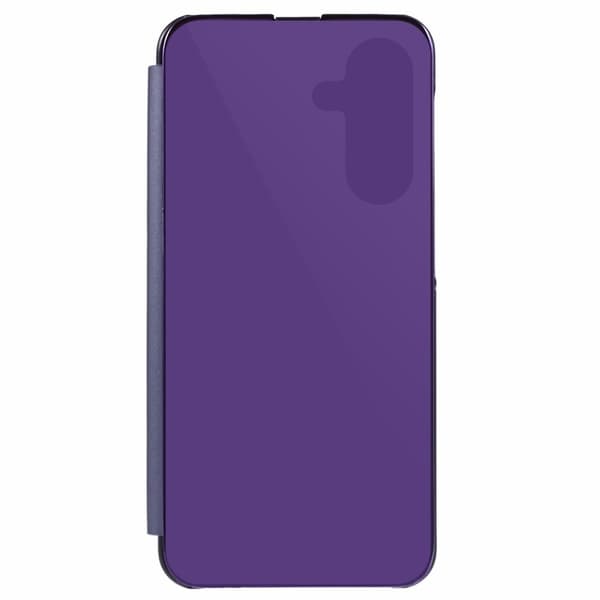 SKALO Samsung A36 5G Clear View Lompakkokotelo - Violetti