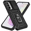 Miniatyrbillede 2 af 10: SKALO Samsung A36 5G Armor Metalring Kameraskyder Cover - Sort