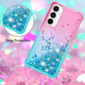 Miniatyrbillede 5 af 7: SKALO Samsung A36 5G Kviksand Glitter Cover - Pink-Turkis