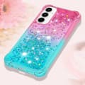 Miniatyrbillede 6 af 7: SKALO Samsung A36 5G Kviksand Glitter Cover - Pink-Turkis