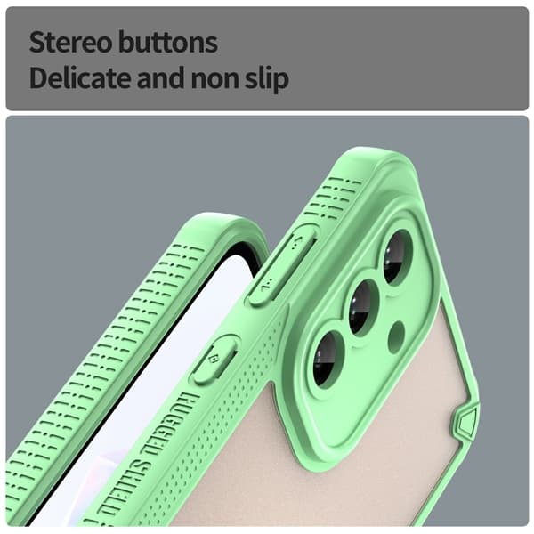 SKALO Samsung A36 5G Armor Hybrid Frosted Cover - Grøn