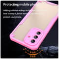 Miniatyrbillede 3 af 10: SKALO Samsung A36 5G Armor Hybrid Frosted Cover - Pink